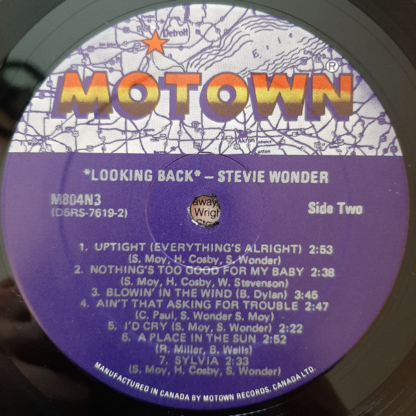 Stevie Wonder – Looking Back -  1977 Compilation Original, 3-Album Set! Vinyl Pursuit Inc