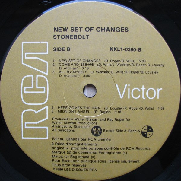 Stonebolt – New Set Of Changes VinylPursuit.com