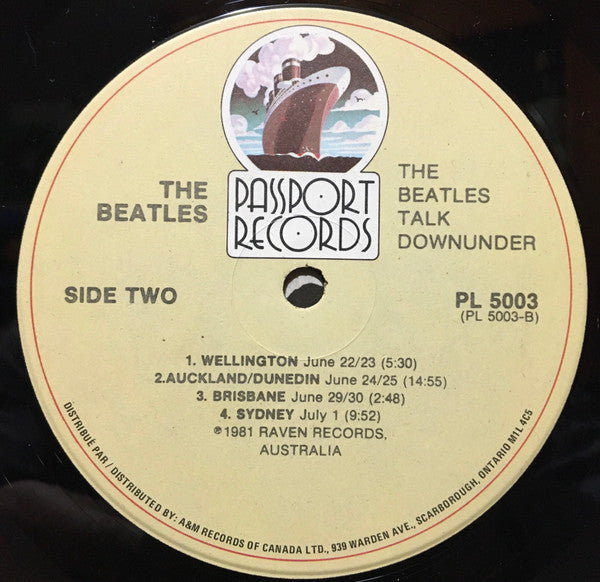 The Beatles – Talk Downunder -  1981 Original in Shrinkwrap! Vinyl Pursuit Inc