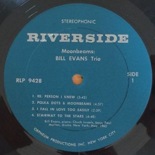 The Bill Evans Trio – Moon Beams - 1966 US Pressing in Shrinkwrap, Rare! Vinyl Pursuit Inc