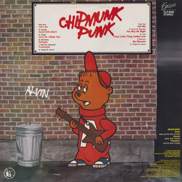 The Chipmunks – Chipmunk Punk -  1980 Original Pressing Vinyl Pursuit Inc
