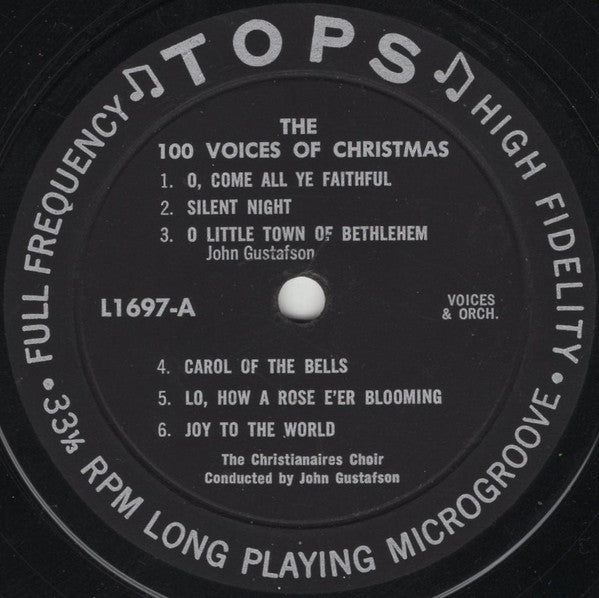 The Christianaires – The 100 Voices Of Christmas US Pressing VinylPursuit.com