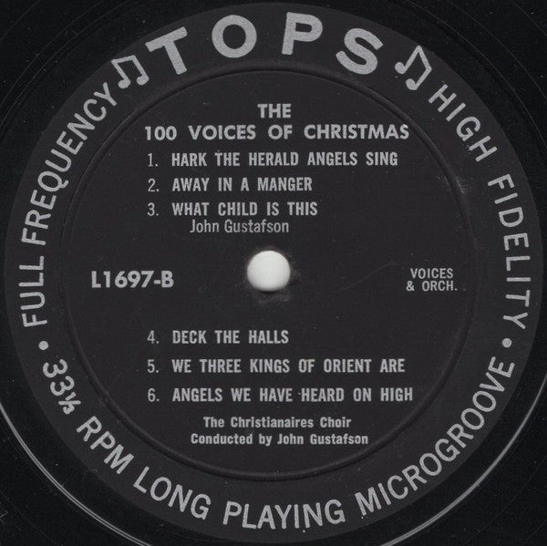 The Christianaires – The 100 Voices Of Christmas US Pressing VinylPursuit.com
