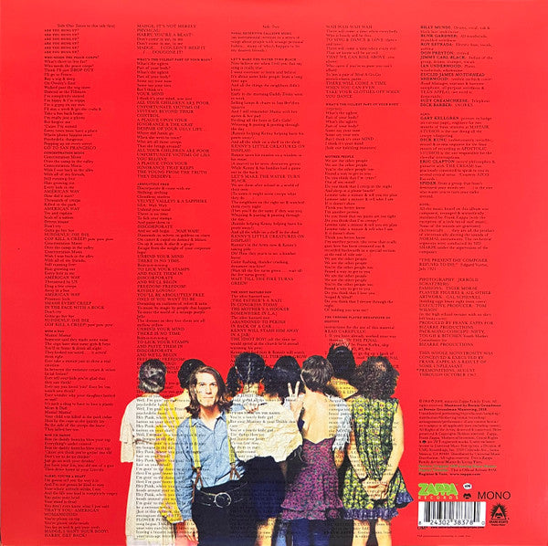 The Mothers Of Invention – We're Only In It For The Money - RSD MONO Picture Disc, in Shrinkwrap!!! Vinyl Pursuit Inc