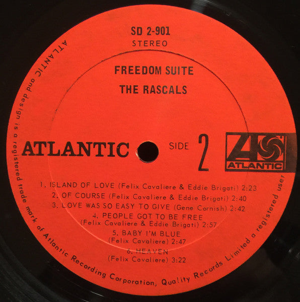 The Rascals – Freedom Suite - 1969 Original! Vinyl Pursuit Inc
