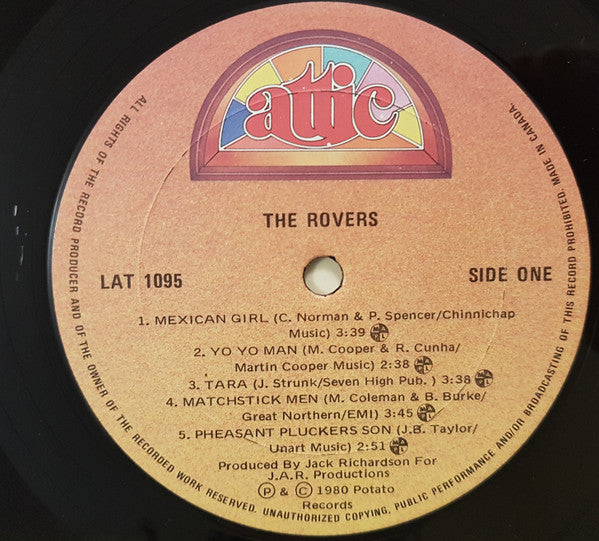 The Rovers – The Rovers VinylPursuit.com