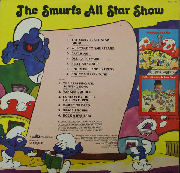 The Smurfs – The Smurfs All Star Show VinylPursuit.com