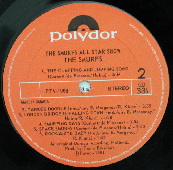 The Smurfs – The Smurfs All Star Show VinylPursuit.com