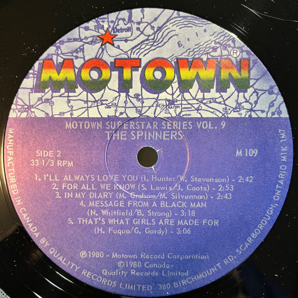 The Spinners The Spinners Vinyl Pursuit Inc