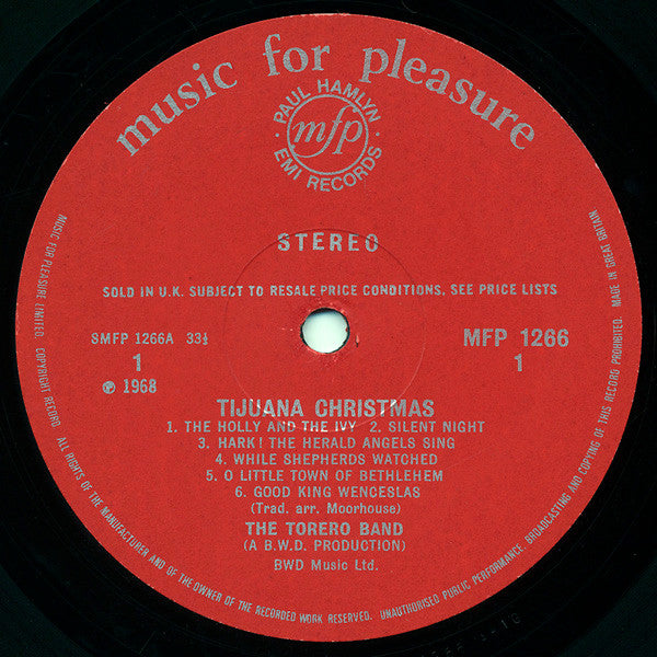 Tijuana Christmas - The Torero Band - 1968 UK Original! Vinyl Pursuit Inc