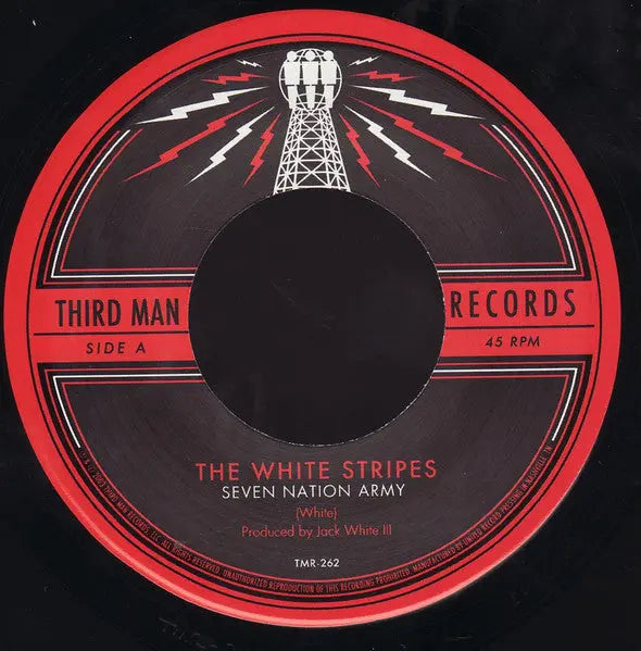 The White Stripes – Seven Nation Army - 7" Single US Remaster Vinyl Pursuit Inc