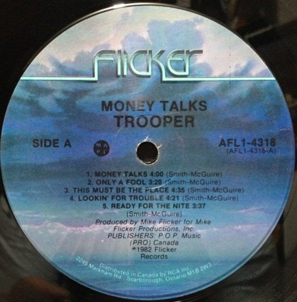 Trooper – Money Talks - 1982 Pressing VinylPursuit.com