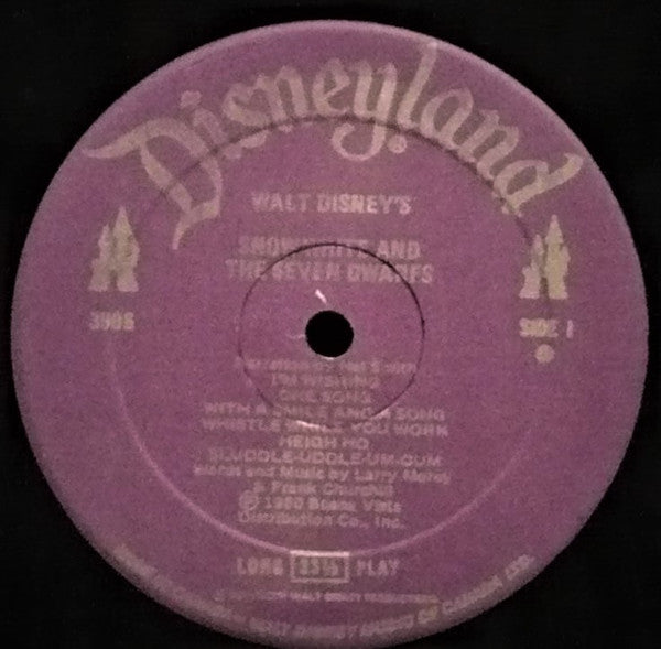 Walt Disney's Story And Songs From Snow White And The Seven Dwarfs with Booklet VinylPursuit.com