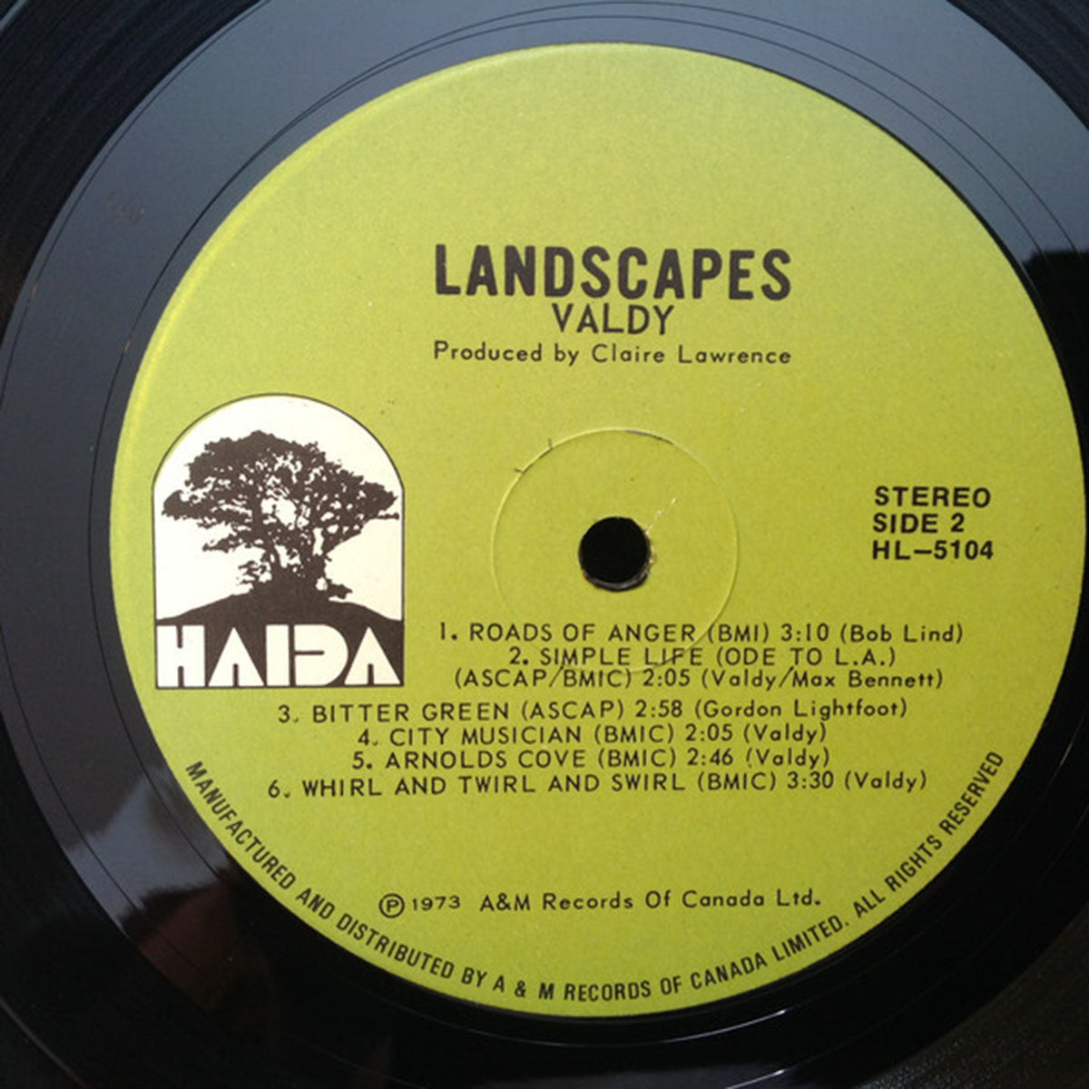 Valdy – Landscapes - 1973 Original! VinylPursuit.com