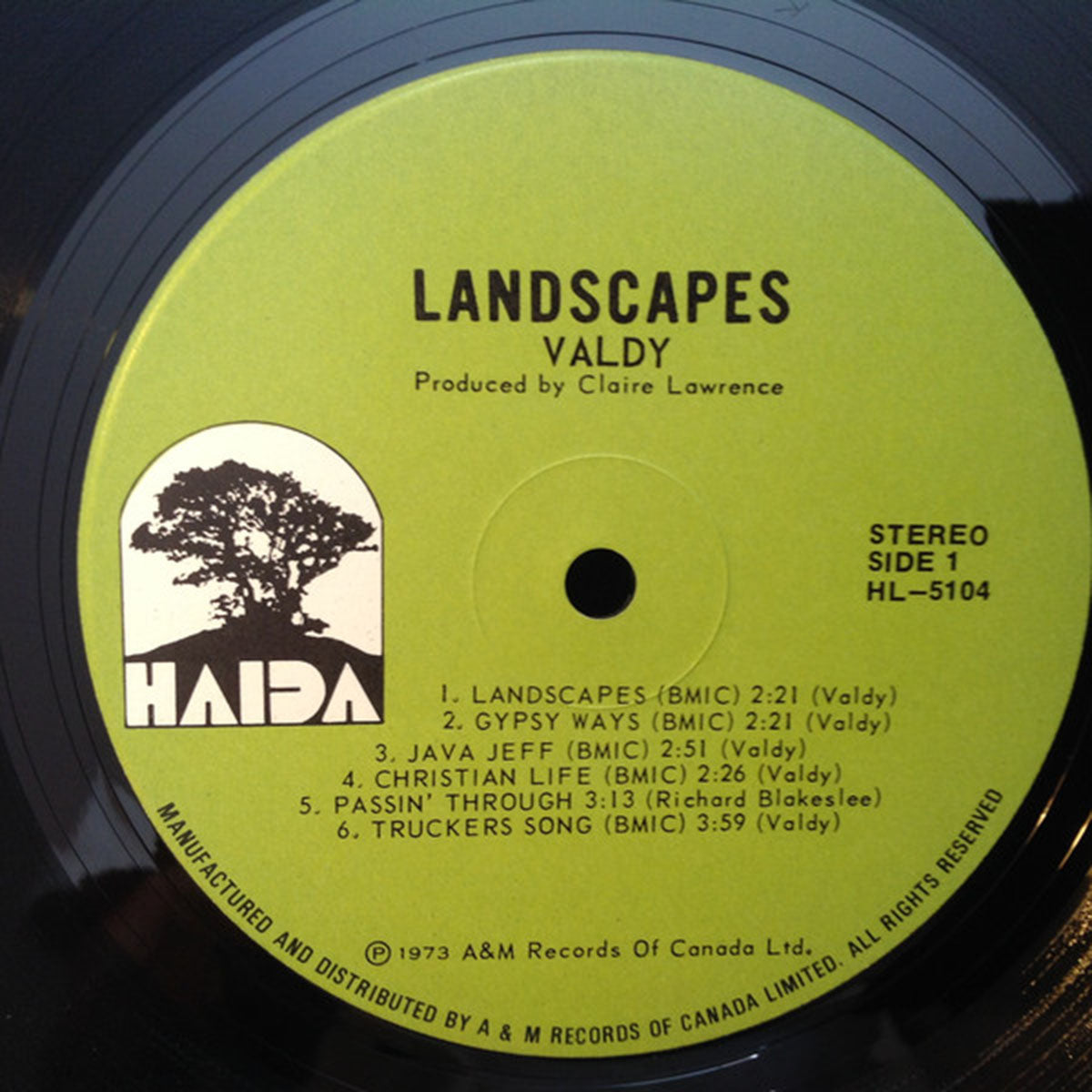 Valdy – Landscapes - 1973 Original! VinylPursuit.com
