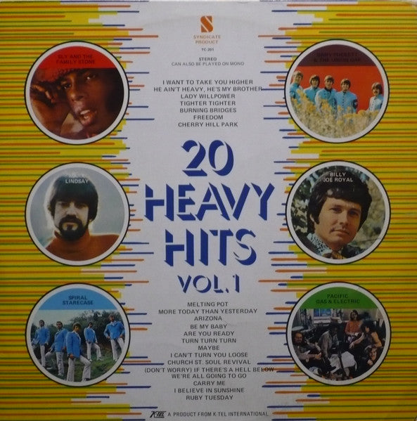 20 Heavy Hits Vol. 1 - 1971 Original Pressing Vinyl Pursuit Inc