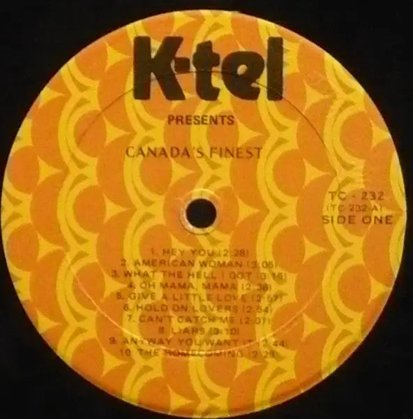 Canada's Finest - 1976 Original Vinyl Pursuit Inc