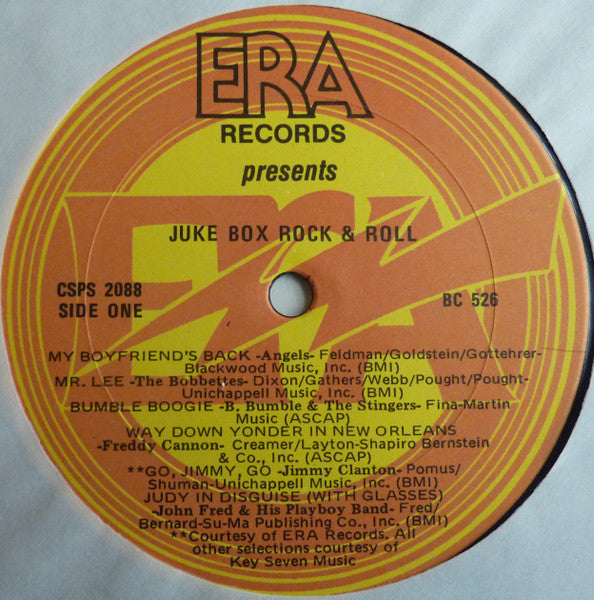 Juke Box Rock And Roll -  1982 Original Pressing Vinyl Pursuit Inc