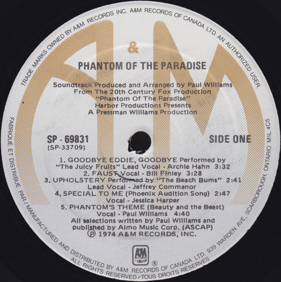 Phantom Of The Paradise - Original Soundtrack Recording VinylPursuit.com