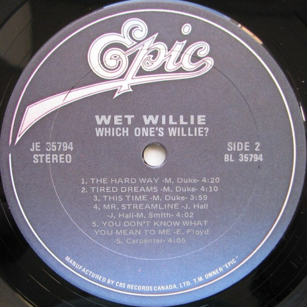 Wet Willie – Which One's Willie? VinylPursuit.com