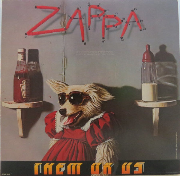Zappa – Them Or Us - 1984 Origina! Vinyl Pursuit Inc