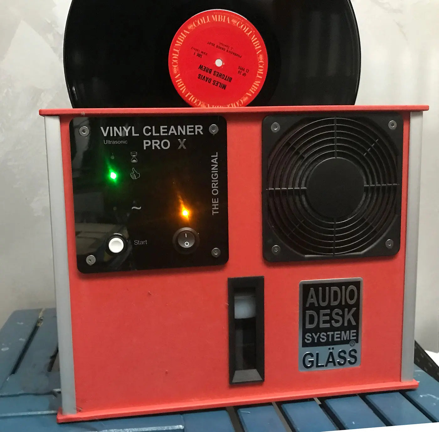 Audio Desk Pro X System - Vinyl Record Cleaning & Restoration System - Racing Red! VinylPursuit.com