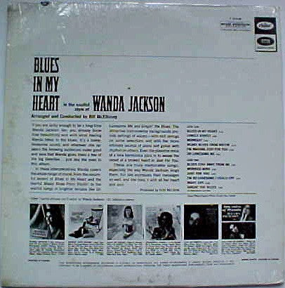Wanda Jackson – Blues In My Heart - 1965 MONO Original VinylPursuit.com