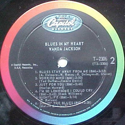Wanda Jackson – Blues In My Heart - 1965 MONO Original VinylPursuit.com