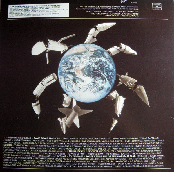 David Bowie, Roger Waters + When The Wind Blows Soundtrack - 1986 Original VinylPursuit.com
