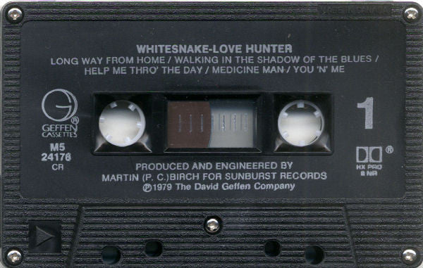 Whitesnake – Love Hunter - Dolby HX Pro Cassette, Rare VinylPursuit.com