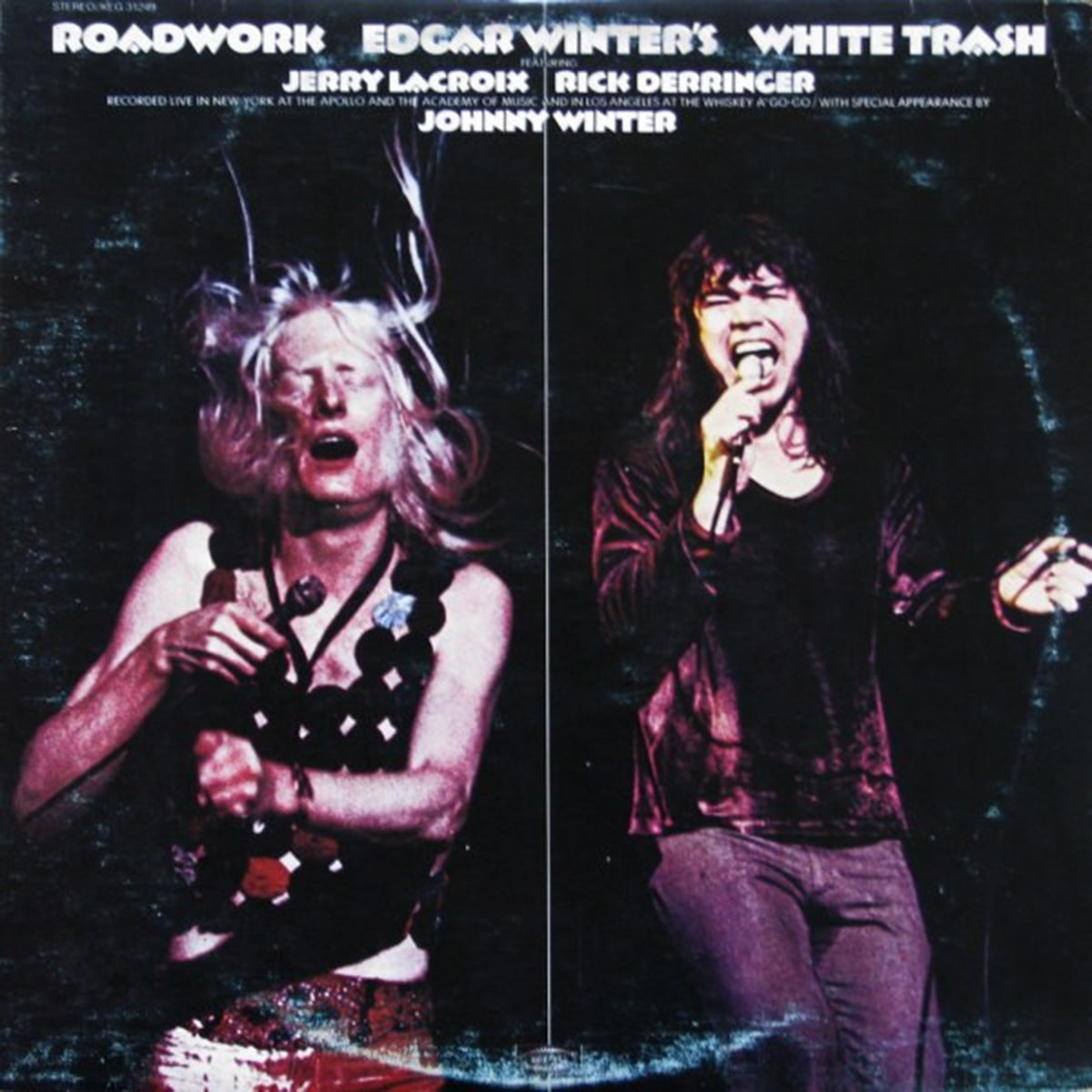 Edgar Winter's White Trash Featuring Jerry LaCroix, Rick Derringer  - 1972 VinylPursuit.com