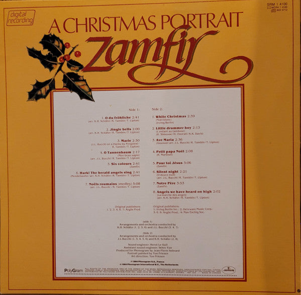 Zamfir – A Christmas Portrait - 1984 VinylPursuit.com