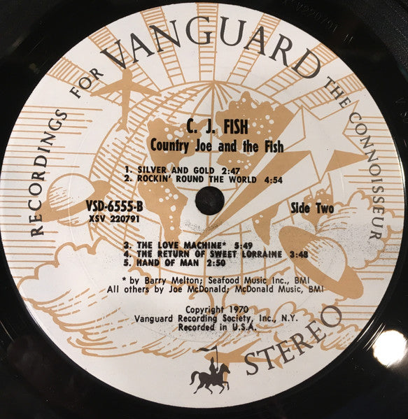 Country Joe And The Fish – C.J. Fish - 1970 US Original VinylPursuit.com