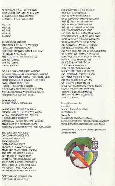 Guns N' Roses – Use Your Illusion I - 1991 Cassette VinylPursuit.com
