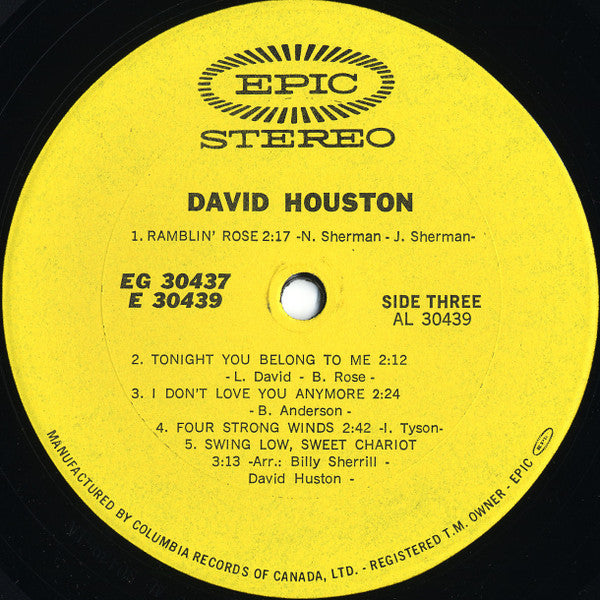 David Houston – David Houston VinylPursuit.com
