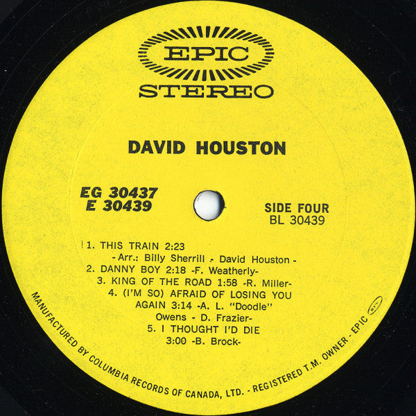 David Houston – David Houston VinylPursuit.com