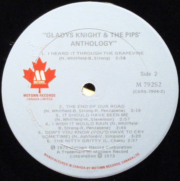 Gladys Knight And The Pips – Anthology - 1973 Original Double Album VinylPursuit.com