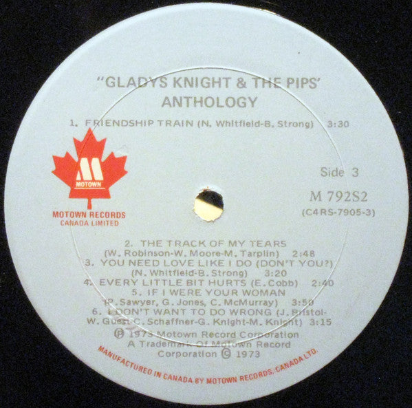 Gladys Knight And The Pips – Anthology - 1973 Original Double Album VinylPursuit.com