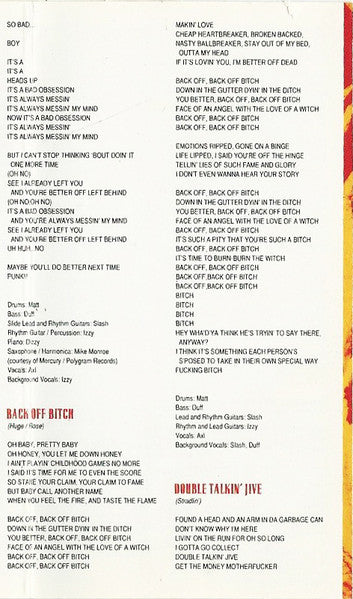 Guns N' Roses – Use Your Illusion I - 1991 Cassette VinylPursuit.com