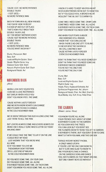 Guns N' Roses – Use Your Illusion I - 1991 Cassette VinylPursuit.com