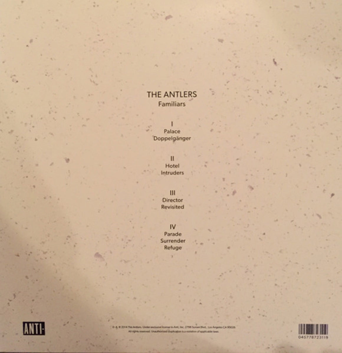 The Antlers – Familiars - US Pressing VinylPursuit.com