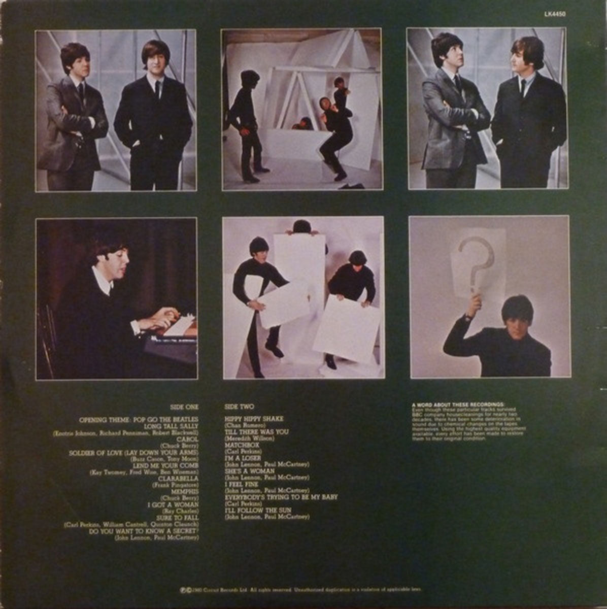The Beatles – The Beatles Broadcasts - US Pressing RARE Vinyl Pursuit Inc