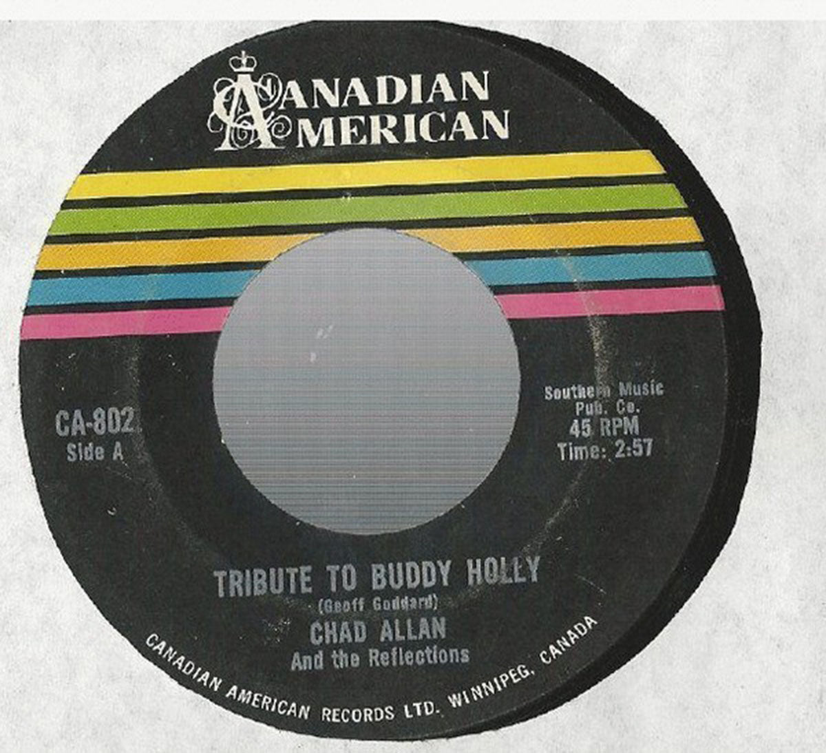 Chad Allan And The Reflections – Tribute To Buddy Holly / Back And Forth VinylPursuit.com