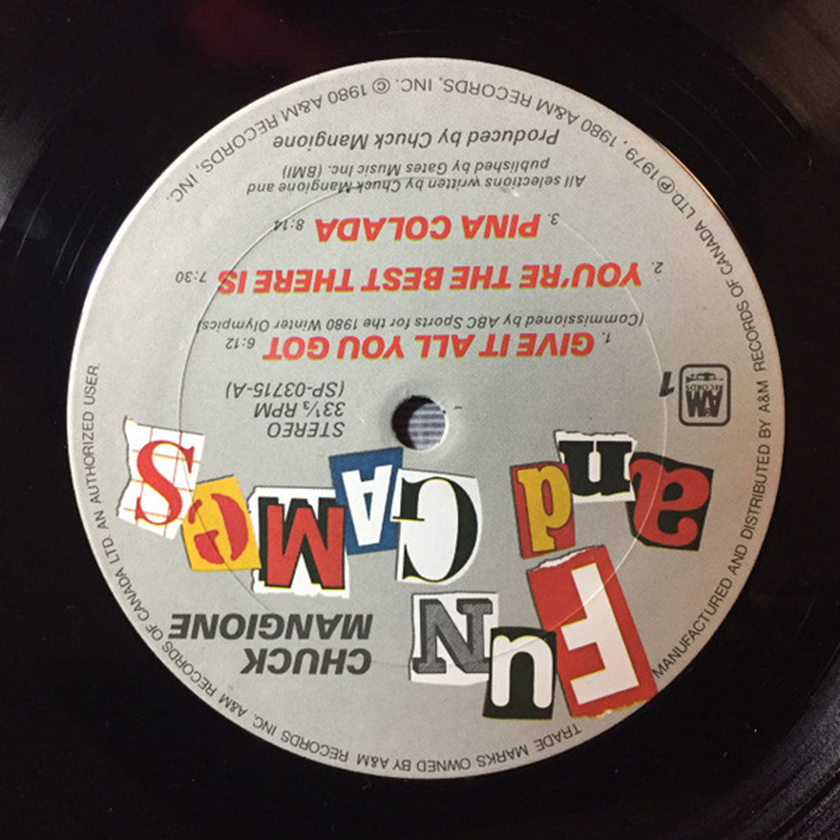 Chuck Mangione – Fun And Games VinylPursuit.com
