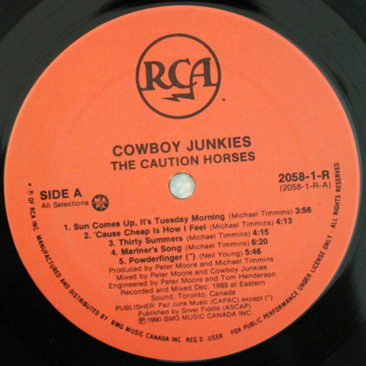 Cowboy Junkies – The Caution Horses VinylPursuit.com