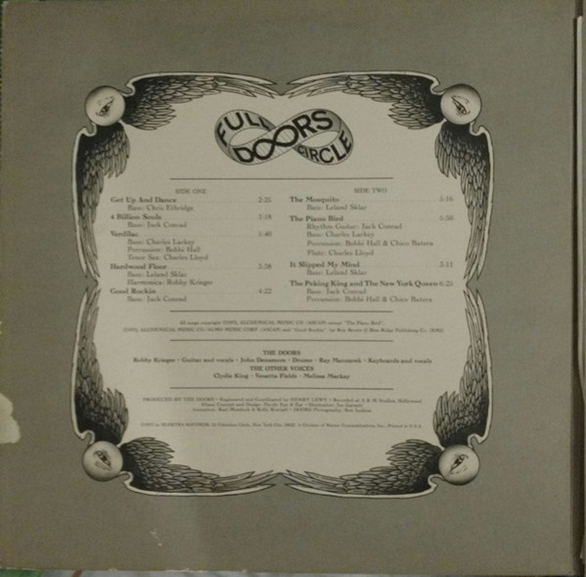 The Doors – Full Circle - US Pressing Vinyl Pursuit Inc