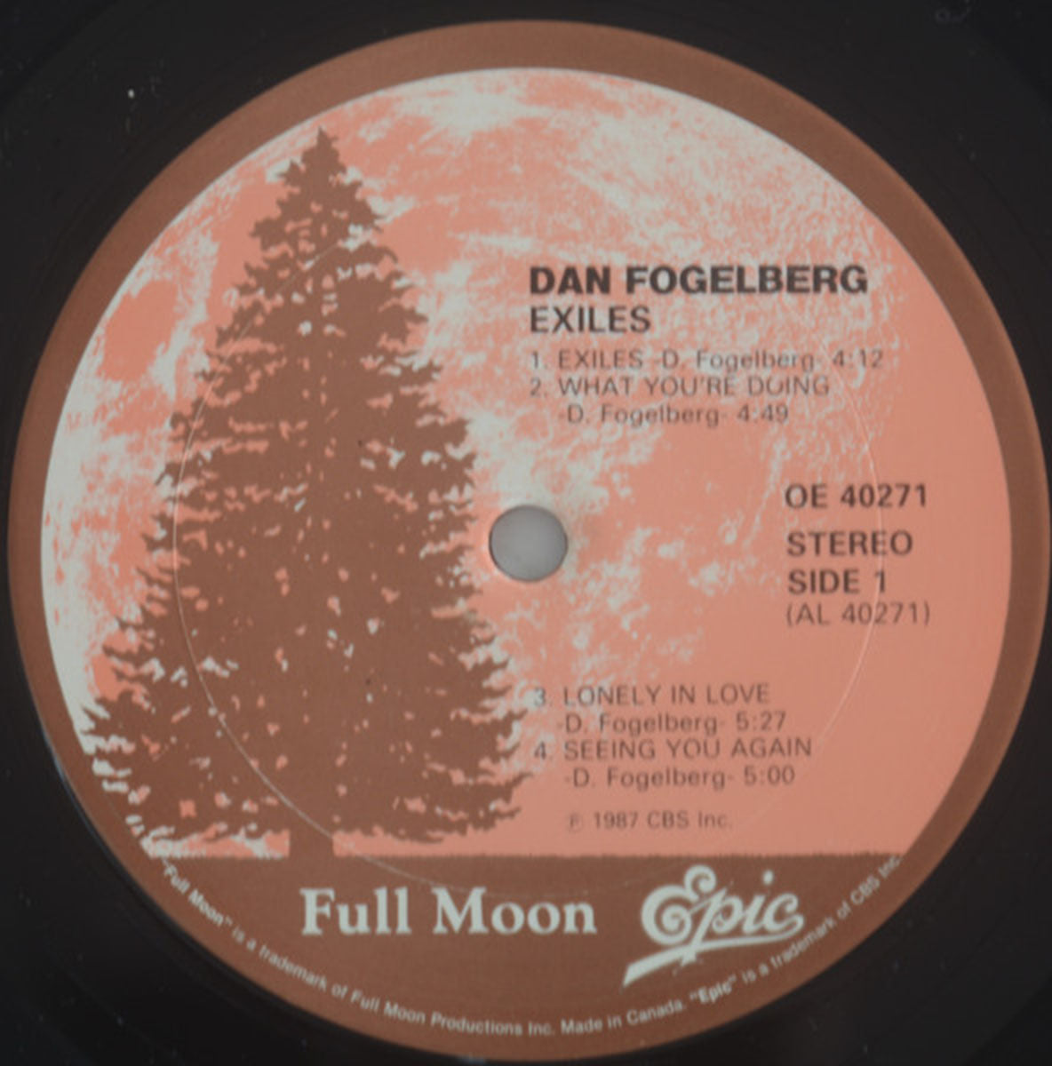 Dan Fogelberg – Exiles VinylPursuit.com