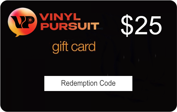 Vinyl Pursuit Gift Card - The Perfect Gift! Vinyl Pursuit Inc