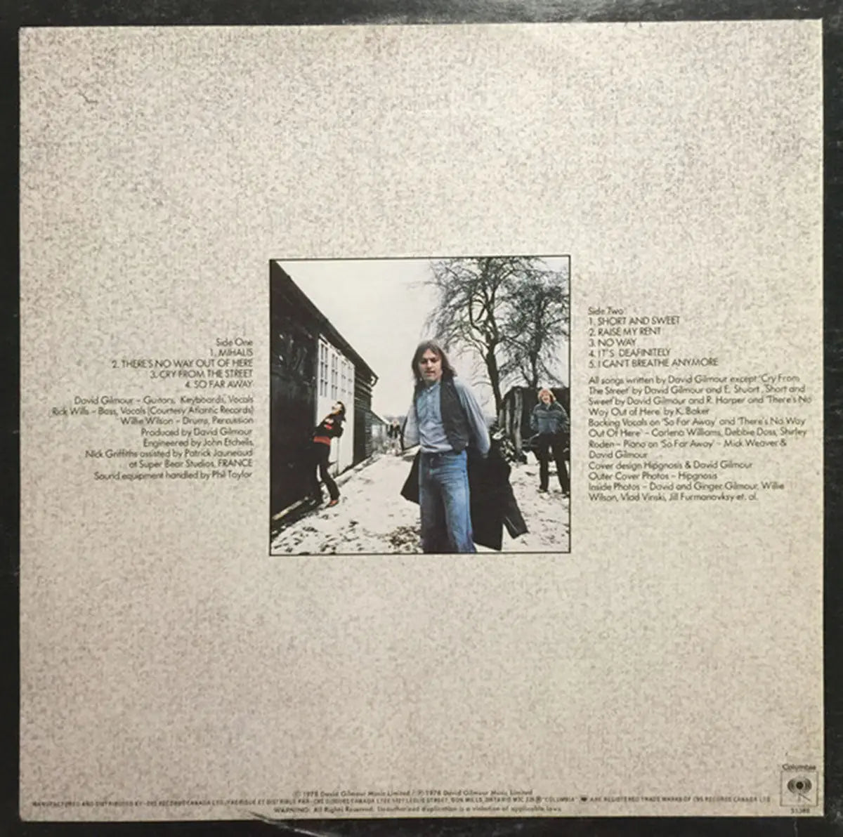 David Gilmour – David Gilmour VinylPursuit.com