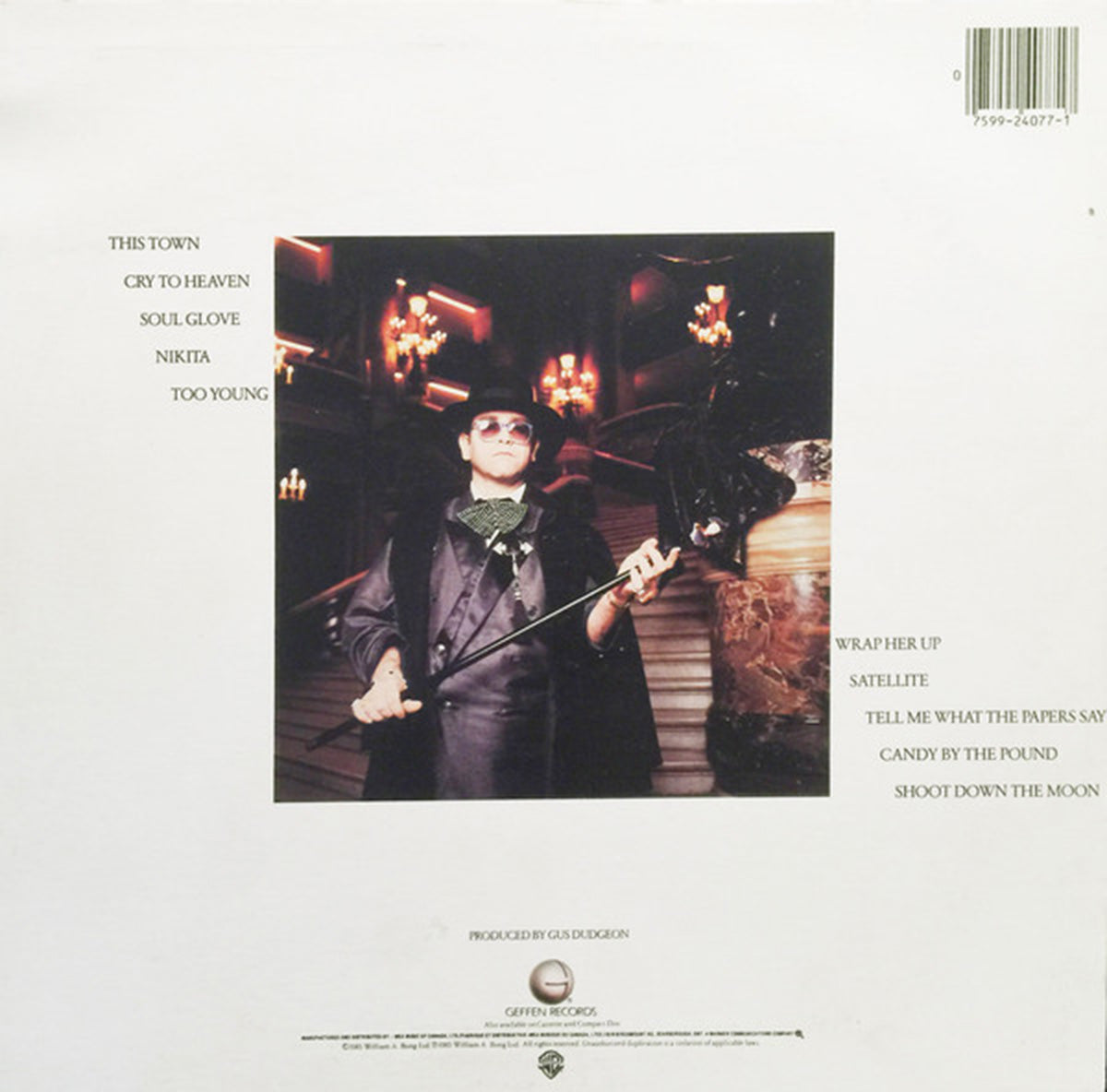 Elton John – Ice On Fire - 1985 VinylPursuit.com